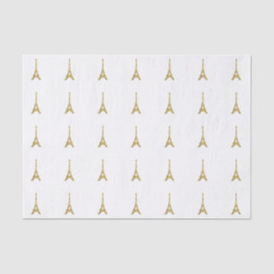 Gold Eiffel Tower Tissue Paper