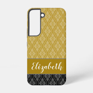 Gold Elegant Japanese Tatewaku Pattern Samsung Galaxy Case