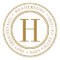 Gold Elegant Monogram Return Address
