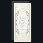 Gold Elegant Mystical Tarot Card Save the Date<br><div class="desc">Elegant design inspired by a tarot card. Design is not real foil. Matching Items in our shop for a complete party theme.</div>