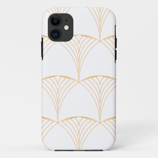 Gold, elegant simple luxurious traditional pattern Case-Mate iPhone case (Back)