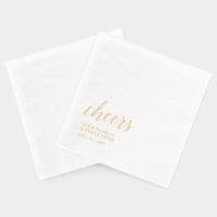 Gold | Elegant Stylish Lettering Cheers Event