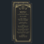 Gold Elegant Tarot Card Wedding<br><div class="desc">Elegant and modern wedding design inspired by a tarot card. Design is not real foil. You can customize this further by clicking on the "PERSONALIZE" button. Matching Items in our shop for a complete party theme. For further questions please contact us at ThePaperieGarden@gmail.com</div>