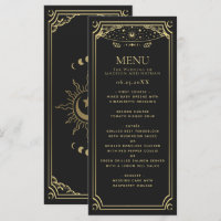 Gold Elegant Tarot Card Wedding