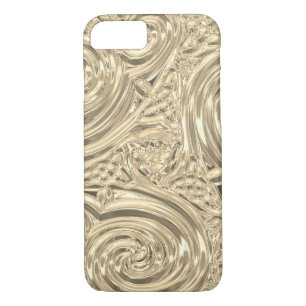 Gold elegant victorian art nouveau engraved look  Case-Mate iPhone case