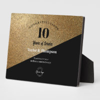 Gold Employee years of service recognition logo