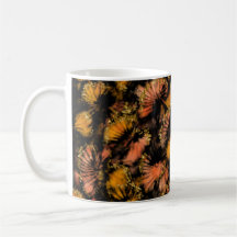 Gold-Encrusted Butterfly Coffee Mug