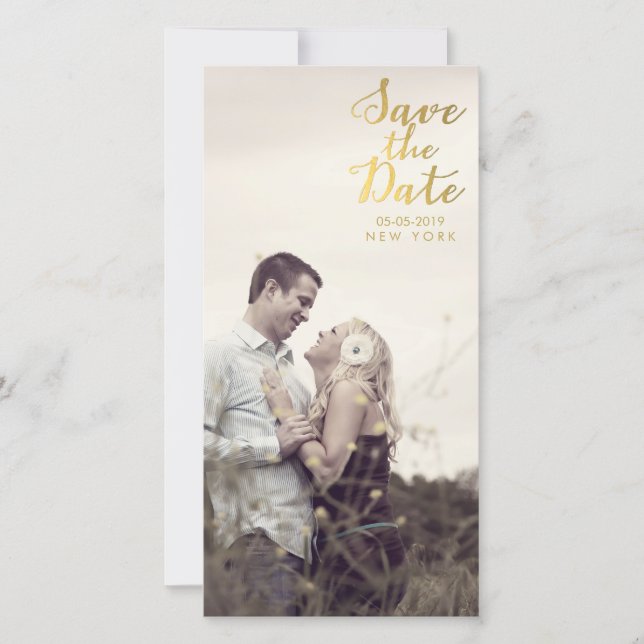 Gold Enregistrer le Carte photo de superposition d (Devant)