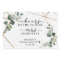 Gold Eucalyptus Cheers Bridal Shower Favour