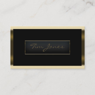 Gold Exec Business Card