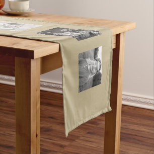 Gold Family Best Gifts Ever Collage Photo  Medium Table Runner
