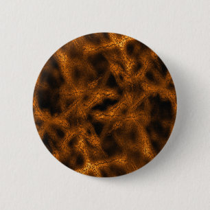 Gold fantasy pattern 2 inch round button