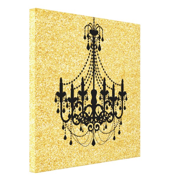 Chandelier Wall Canvas Prints & Wall Art Zazzle.ca
