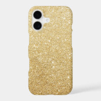 Gold Faux Glitter Luxury iPhone 7 Case