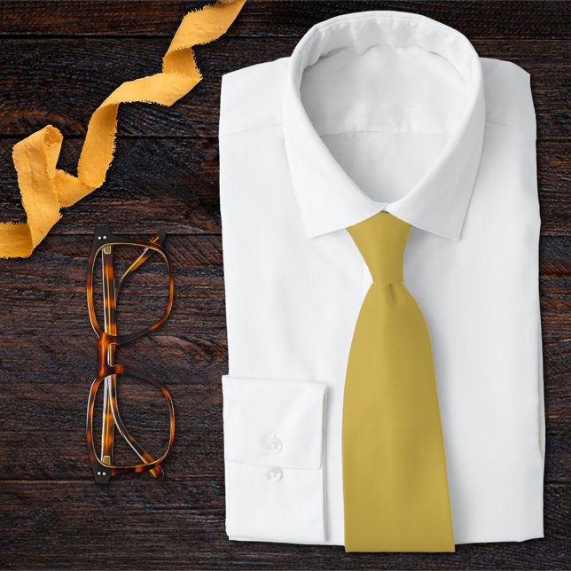 Gold, Faux Gold, Mustard Yellow Tie (Creator Uploaded)
