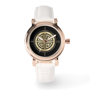 Gold Feng Shui Symbole de luxe Montre