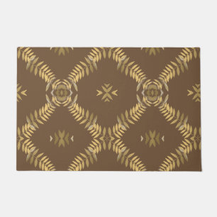 Gold Fern Mosaic Doormat