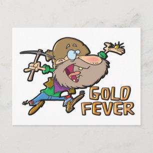 GOLD FEVER POSTCARD