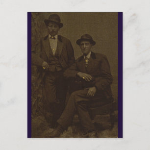 Gold-fingered Gentlemen Postcard