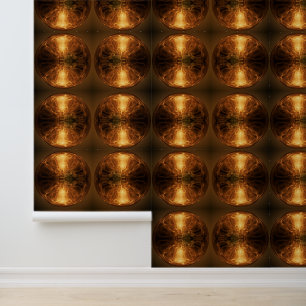 Gold Fire Balls Wallpaper