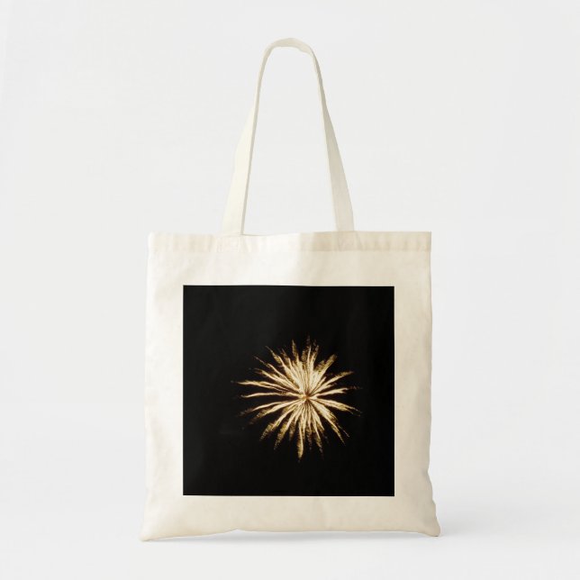 Gold Firework Tote Bag (Front)