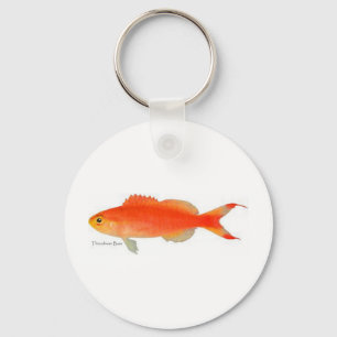 Gold Fish Design Keychain