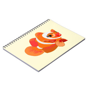 Gold Fish Notebook - Your Colours - Text