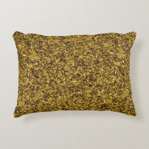 Gold Flaked Accent Pillow