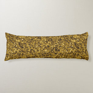 Gold Flaked Body Pillow