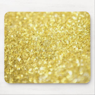 Gold flakes mouse pad