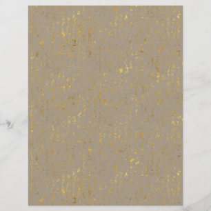 Gold Flecked Scrapbook Paper