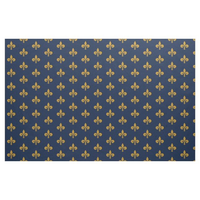 Gold Fleur de Lis Fabric (Yard)