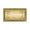 Gold Floral and Purple Placecards