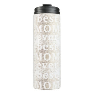 Gold Floral Botanical Modern MAMA best MOM ever Thermal Tumbler