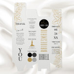 Gold Floral Bridesmaid Details Wine Gift Box<br><div class="desc">This Gold Floral Bridesmaid Details Wine Gift Box is perfect to gift your wedding party with all the details of the big day. Be sure to customize in full view to change colours to match your big day!</div>
