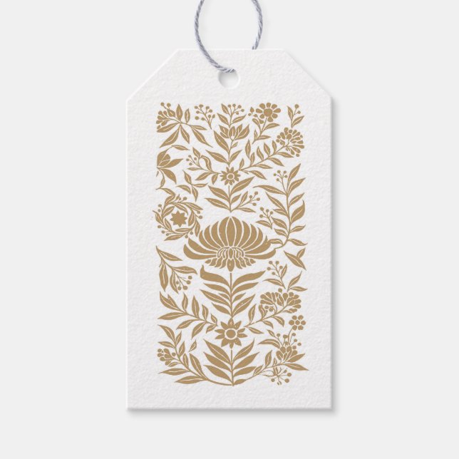 Gold Flourish Tag (Front)