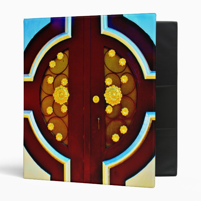 Gold Flowers Binder (Front/Inside)
