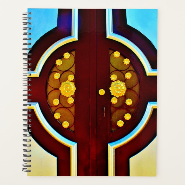 Gold Flowers Planner (Front)