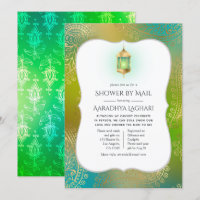 Gold Foil Arabian Bollywood Shower by Mail