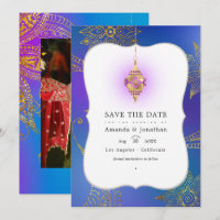 Gold Foil Arabian Bollywood Wedding Photo