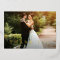 Gold foil bold text wedding thank you card