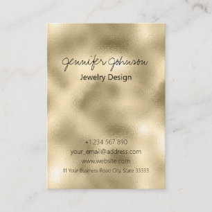 Gold Foil Business Card