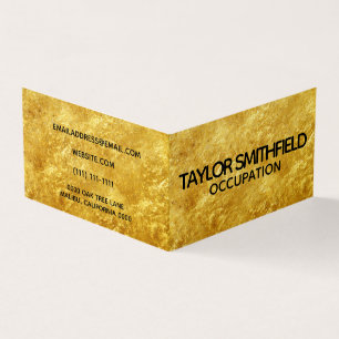 Gold Foil Business Card