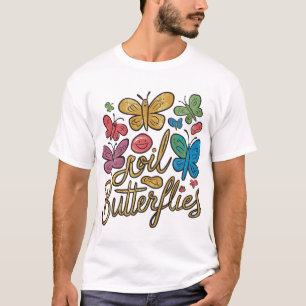 👕🦋Gold Foil Butterflies T-Shirt Collection 🦋👕