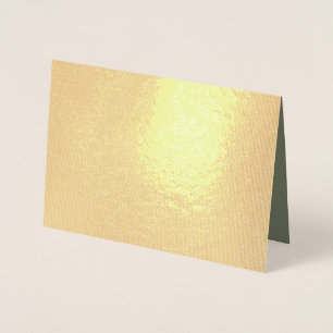 Gold Foil Card with Moss Green Interior (Custom)