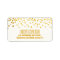 Gold Foil Confetti Wedding
