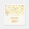 gold foil confetti wedding