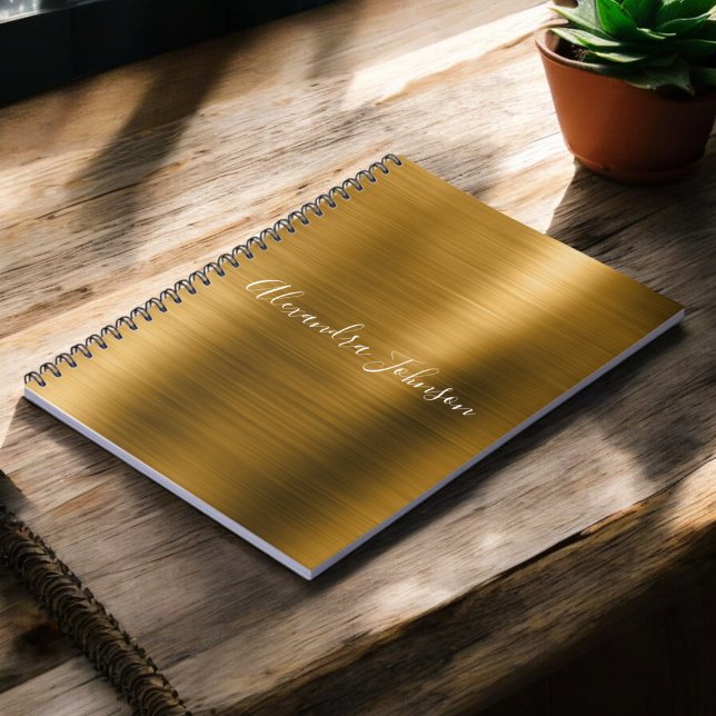 Gold Foil Elegant Modern Luxury Notebook (Creator Uploaded)
