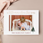 Gold Foil Elegant New Baby Photo Christmas Card<br><div class="desc">Announce the arrival of the newest addition to the family with this elegant gold foil photo christmas card.  Add 4 photos and customize the text to share all your baby's birth stats.  Visit my christmas card collection to view all family christmas card options.</div>