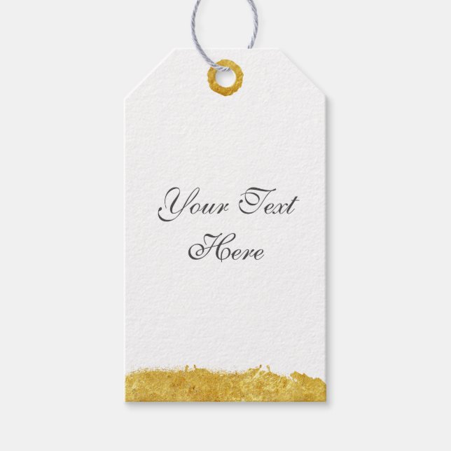 Gold Foil Gift Tags (Front)